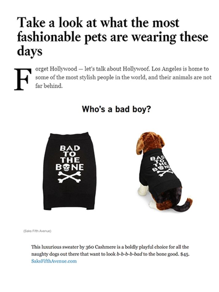 LA Times Cover Back